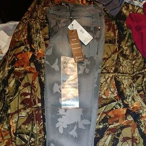 1822 denim grey print jeans